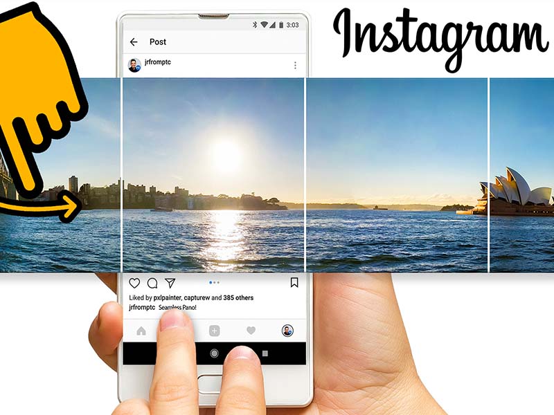 آموزش ساخت پست اسلایدی در اینستاگرام